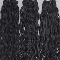 Extensions de cheveux brésiliens vierges Remy 100% naturels, double trame machine, cuticules entièrement alignées, qualité supérieure, cheveux de temple