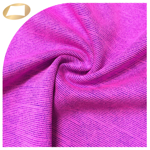 ผ้าสแปนเด็กซ์โพลีเอสเตอร์แห้งเร็ว Melange สำหรับกีฬา195 Gsm - Product Image 1