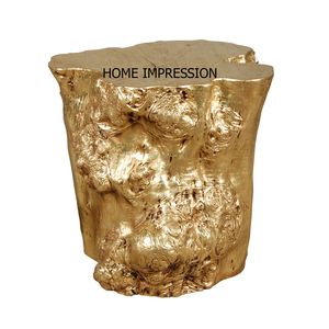Mesa auxiliar de diseñador de troncos de Metal fundido Martini alto de último diseño para el hogar, accesorios de Hotel, suministros a precio de mayorista - Product Image 1