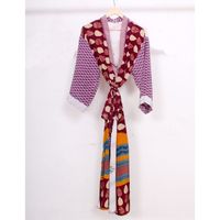 Robes Kimono en Soie à Prix de Gros, Col en V, Fermeture à Cordon, Motifs Personnalisés, Taille Unique, Vêtements de Nuit pour la Fête des Mères et Demoiselles d'Honneur