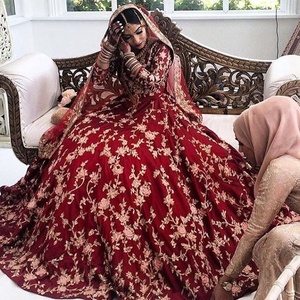 Premium Heavy Work Royal Bridal Dress Elegant Wedding & Festive Wear <b>for</b> <b>Women</b> - Product Image 1