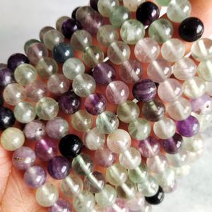 Collares y pulsera para hombre, cajas de cuentas redondas lisas de concha de madera para pulseras, cuentas de tanzanita lisas auténticas, llavero - Product Image 6