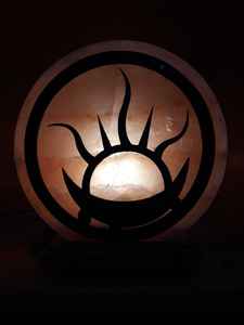 Venta al por mayor de lámparas de sal rosa del Himalaya talladas en 3D en estilo amor artesanías naturales - Product Image 5