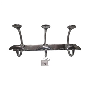 Ganchos para colgar ropa de Metal de aluminio, gancho de pared decorativo hecho a mano, decoración de pared para el hogar, ganchos de diseño de letras del alfabeto - Product Image 3