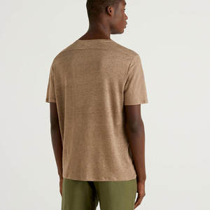 Camiseta lisa de manga corta para hombre, camisa de cuello redondo de gran tamaño, diseño de alta calidad, novedad, 2022 - Product Image 2