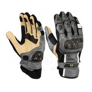 Guantes de impacto impermeables de invierno y verano para carreras de motos Protección de cuero cómoda para propietarios de bicicletas - Product Image 3