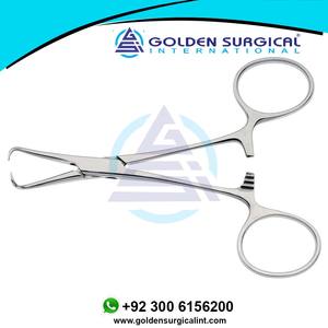 ที่หนีบผ้าผ่าตัดสแตนเลส,เครื่องมือผ่าตัดคีมผ่าตัดคีมคีมผ่าตัดทันตกรรม - Product Image 2