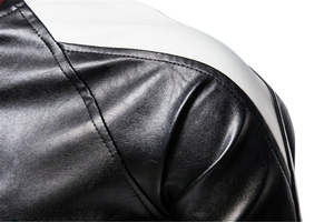 แจ็คเก็ตบอมเบอร์สำหรับผู้ชาย,เสื้อแจ็คเก็ตหนังแจ็คเก็ตขี่มอเตอร์ไซค์เข้ารูปมีซิปผลิตในปากีสถาน Sialkot - Product Image 5