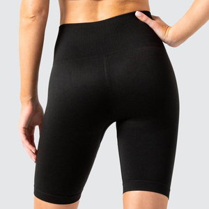 Shorts y sujetador de algodón puro para mujer, color negro, oferta premium OEM 2021. - Product Image 6