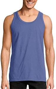 Débardeur côtelé pour homme – Nouvelle collection Orcafits – Coupe ajustée en jersey élasthanne/coton – Motif uni – Vente en gros – Promotion - Product Image 2