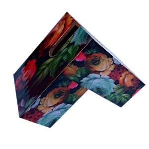 ATIQCO Custom Printed Triangular <b>Tissue</b> Box Napkin <b>Holder</b> Modern Nordic Wood Tabletop Home Office <b>Kitchen</b> Bedroom Decorative Car - Product Image 1