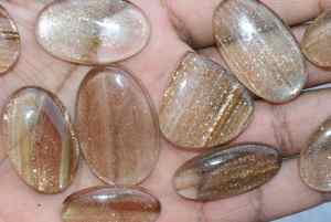 Piedra solar de cristal suelto, Gema china, cristal suelto, GEMA, cabujón para joyería, piedra solar sintética - Product Image 6