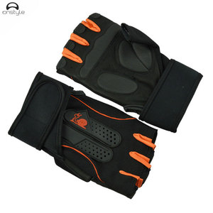 Guantes de entrenamiento unisex personalizados de medio dedo para gimnasio, guantes antideslizantes de palma para uso deportivo, guantes de levantamiento de pesas - Product Image 6