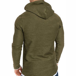 Sudadera con capucha Unisex con logotipo personalizado de alta calidad, estampado de bordado, informal, suelta, Sudadera con capucha de algodón para hombres y mujeres - Product Image 2