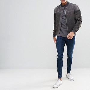 Camiseta lisa de manga larga para hombre, Polo de algodón piqué de alta calidad, 210g, venta al por mayor - Product Image 2