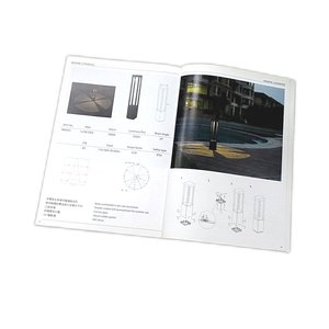 แคตตาล็อกซอฟต์โคเวอร์สำหรับการออกแบบตกแต่งภายในพิมพ์บนกระดาษลูกฟูกที่มีผลผูกพันที่สมบูรณ์แบบหรือกระดาษแข็ง - Product Image 2