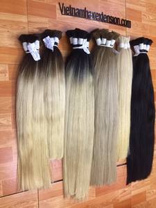 Cheveux humains vierges russes Remy, lisses et soyeux, extensions de cheveux ondulés, origine Vietnam, 100g - Product Image 5