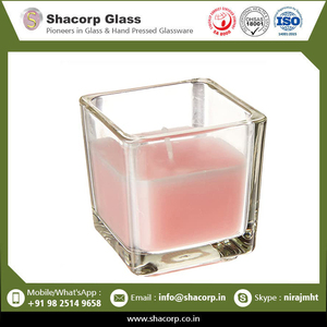 Luxury Wedding Decor And Home Decorative Square Glass Votive From India At Wholesale Price - Product Image 6