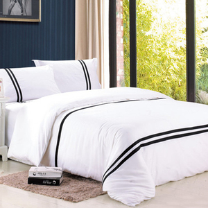 300TC 60*60 200*98 Satén de alta calidad <span class=keywords><strong>Poly</strong></span> algodón blanco 250 Cm de ancho telas para sábana - Product Image 5