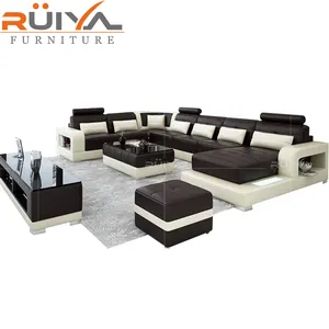 Full set sofa with coffee table and TV stand furniture sofa set living room wholesale