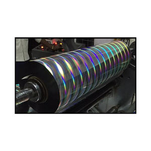 Pegatina adhesiva 3D personalizable moderna, película de PET dorada holográfica metalizada, impresión UV, regalos elegantes personalizados, manualidades baratas - Product Image 1