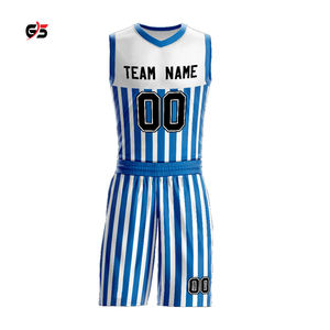 Conjunto de ropa de equipo de baloncesto, Jersey y pantalones cortos, 100% poliéster, tela fina, personalizada, sublimación, uniforme de impresión de alta calidad - Product Image 1
