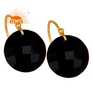 Pendientes colgantes de piedras preciosas de ónix negro Natural de Plata de Ley 925, joyería para mujer, regalo para ella - Product Image 2
