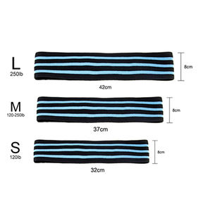 Custom <b>Elastic</b> Fabric Gym Fitness Exercise Hip Circle <b>Belt</b> Resistance Adjustable Booty Bands - Product Image 2