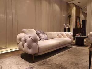 Đồ Nội Thất Phòng Khách, 3 Chỗ Ngồi <span class=keywords><strong>1</strong></span> Bộ Phong Cách Mỹ Phòng Khách Ghế <span class=keywords><strong>Sofa</strong></span> Da Thật Nappa Hiện Đại - Product Image 2