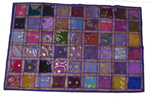 Sari Patch Decorative Indian Ethnic <b>Table</b> <b>Covers</b> Tribal <b>Table</b> Runners - Product Image 3