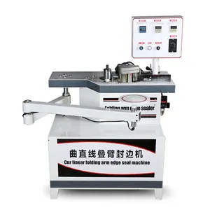 Máquina de recorte de bordes de brazo plegable, lineal, Cur