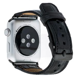 Premium Logo Personnalisé Vintage pour Apple Watch Band Classique Bracelet en Cuir Véritable Acier Inoxydable pour Hommes Femmes OEM Smartwatch pour - Product Image 2