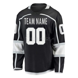 Por encargo liso desgaste del hockey sobre hielo Jersey barato de alta calidad uniforme de hockey sobre hielo que absorbe la humedad Material de Jersey de hockey sobre hielo - Product Image 1