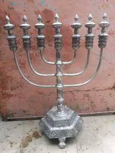 Soporte de aluminio para velas Menorah, cartón de Navidad, cantidad clásica, soporte de vela, decoración de iluminación del hogar, Color personalizado, Paypal - Product Image 5