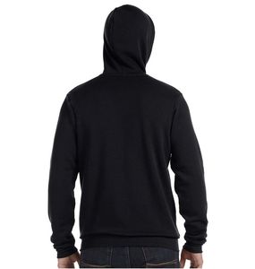เสื้อฮู้ดผ้าฟลีซซิปรูดสีดำสำหรับผู้ชายใส่สบายปรับแต่งโลโก้ & ขนาดผ้า6XL สำหรับฤดูหนาวฤดูร้อนและฤดูใบไม้ร่วง - Product Image 3