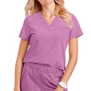 Conjunto de ropa con estampado para hombre y mujer, conjunto de Top estampado quirúrgico, uniforme a la moda, Tops médicos Unisex, enfermera Scrub - Product Image 4