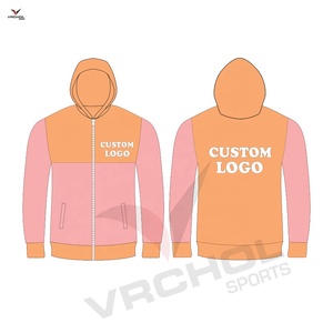 เสื้อฮู้ดขนแกะของผู้ชายขนาดใหญ่พิเศษผ้าโพลีเอสเตอร์พิมพ์ลายสีพื้นป้องกันการหดตัวกันริ้วรอยออกแบบได้ตามที่ต้องการ - Product Image 2