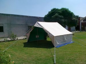 Lona de Algodón Impermeable y Resistente al Viento para Refugio de Emergencia en Casos de Desastre, Carpa para Eventos, Refugiados, Inundaciones y Terremotos - Product Image 5