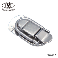 Taiwan fabricant HC317 Chrome Zinc métal serrure matériel précision sécurité boîtier en aluminium attrape sac spécial pièces accessoires