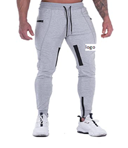 กางเกงวิ่งออกกำลังกายผู้ชายกางเกงวอร์มลำลองวัสดุ-ผ้าฝ้าย70% โพลีเอสเตอร์30% สิ่งเหล่านี้สะดวกสบายจากบังคลาเทศ - Product Image 1
