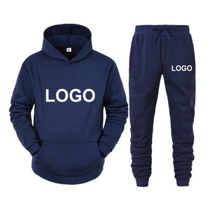 Wholesale OEM Fitted Sweatsuit Tracksuit Zipper Hoodies <b>Jogging</b> Men Jogger Track Suit - Product Image 1