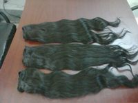 Cheveux brésiliens vierges non traités en vrac, qualité Remy, 100g, extensions à clipser, fabrication artisanale