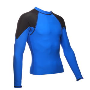 Chaleco de protección contra sarpullidos de Spandex de secado rápido para adultos Manga corta impresa de gran tamaño con impresión sublimada - Product Image 1