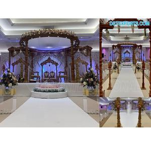 Mandap Portátil Regency para Ceremonia de Boda Hindú, Decoración de Mandap de Boda Vintage con Gran Puerta para el Lugar del Evento, Delaware - Product Image 1