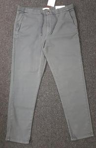 Lot de Stock Bangladesh : Pantalons Formels Décontractés pour Hommes, 100% Coton, Taille Mi-Haute avec Cordon de Serrage, Étiquettes de Marque Authentiques, Vêtements Restants - Product Image 2