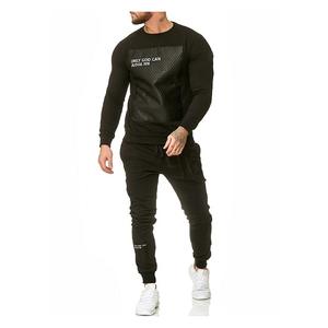 2 Piece Men Track Suit Set Crop Top Sweat Suit Wholesale Product Jogging Jumping Track Suit - Product Image 1