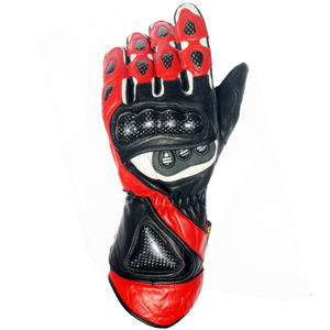 Gants de course d'hiver KEVEN IMPEX de qualité supérieure en cuir de vache véritable jaune et noir, respirants, antidérapants, à doigts entiers - Product Image 1
