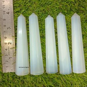 Venta al por mayor melocotón piedra lunar obelisco Tower Point Jembo mejor calidad cristal natural cuarzo ágata piedra preciosa para estilo Feng Shui - Product Image 2