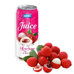 荔枝 (荔枝) 果汁500毫升罐装水果饮料-OEM私人标签全新优质