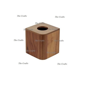 Caja de pañuelos de madera de nuevo diseño, caja de almacenamiento de servilletas para accesorios de mesa, servilletero al precio más barato - Product Image 1